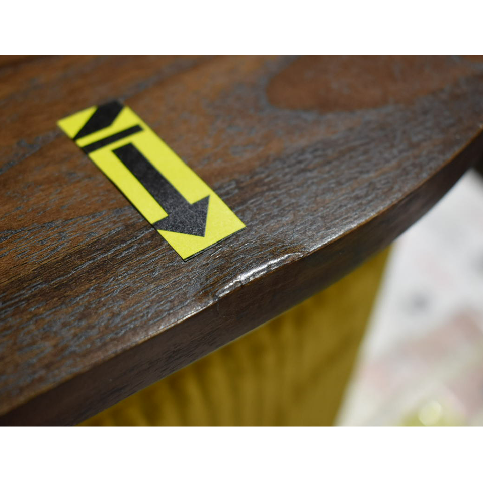 【アウトレット】スツール 2個セット CT014【送料無料】イエロー