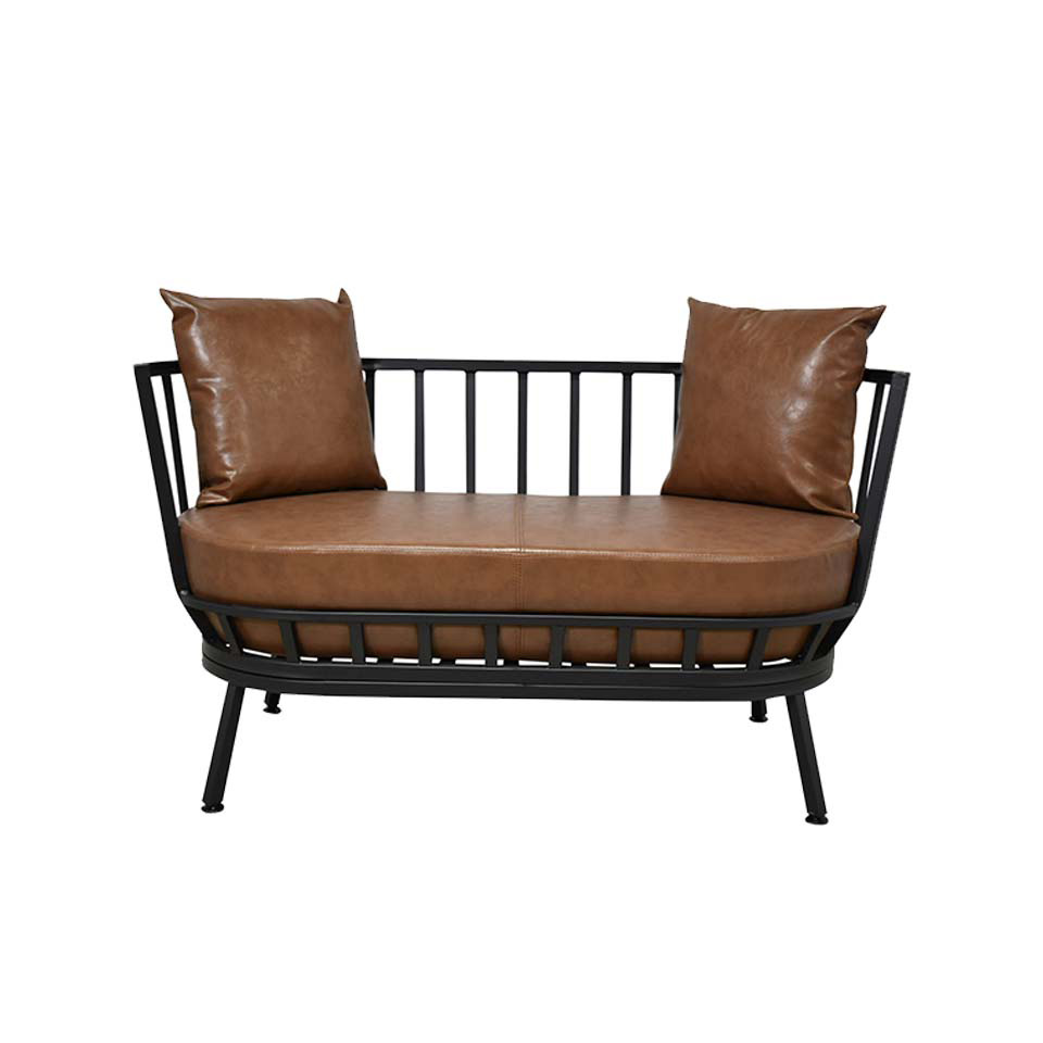 ※【アウトレット】ソファ90-536 2人掛け【送料無料】ブラック