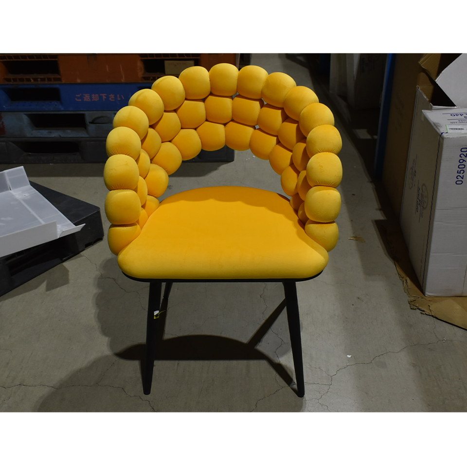 【アウトレット】チェアSST003【送料無料】イエロー