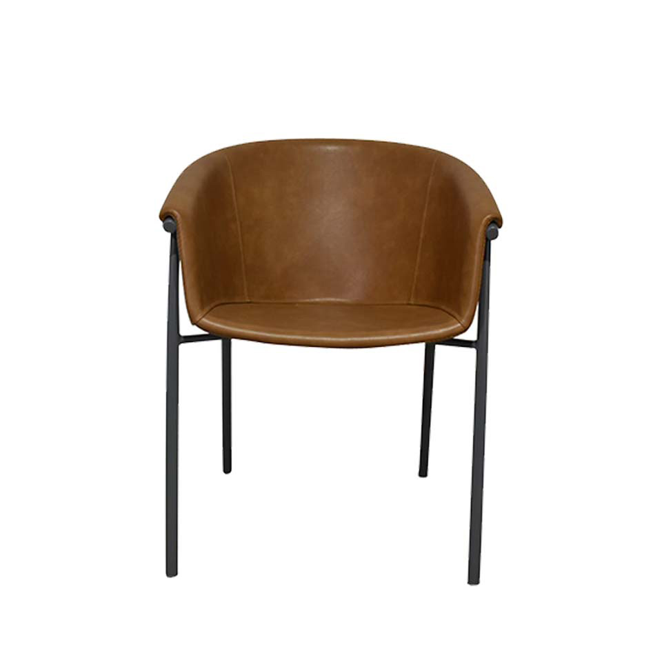 【アウトレット】チェアF802-F【送料無料】キャメル