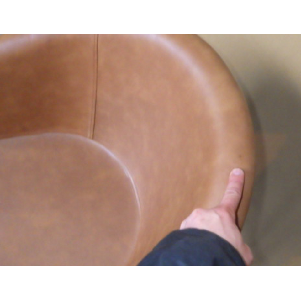 【アウトレット】チェアF802-F【送料無料】キャメル