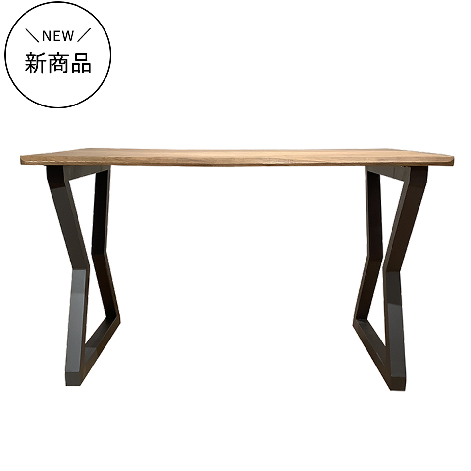 SDT-8885ダイニング【送料無料】（120天板）ナチュラル×（脚）グレー