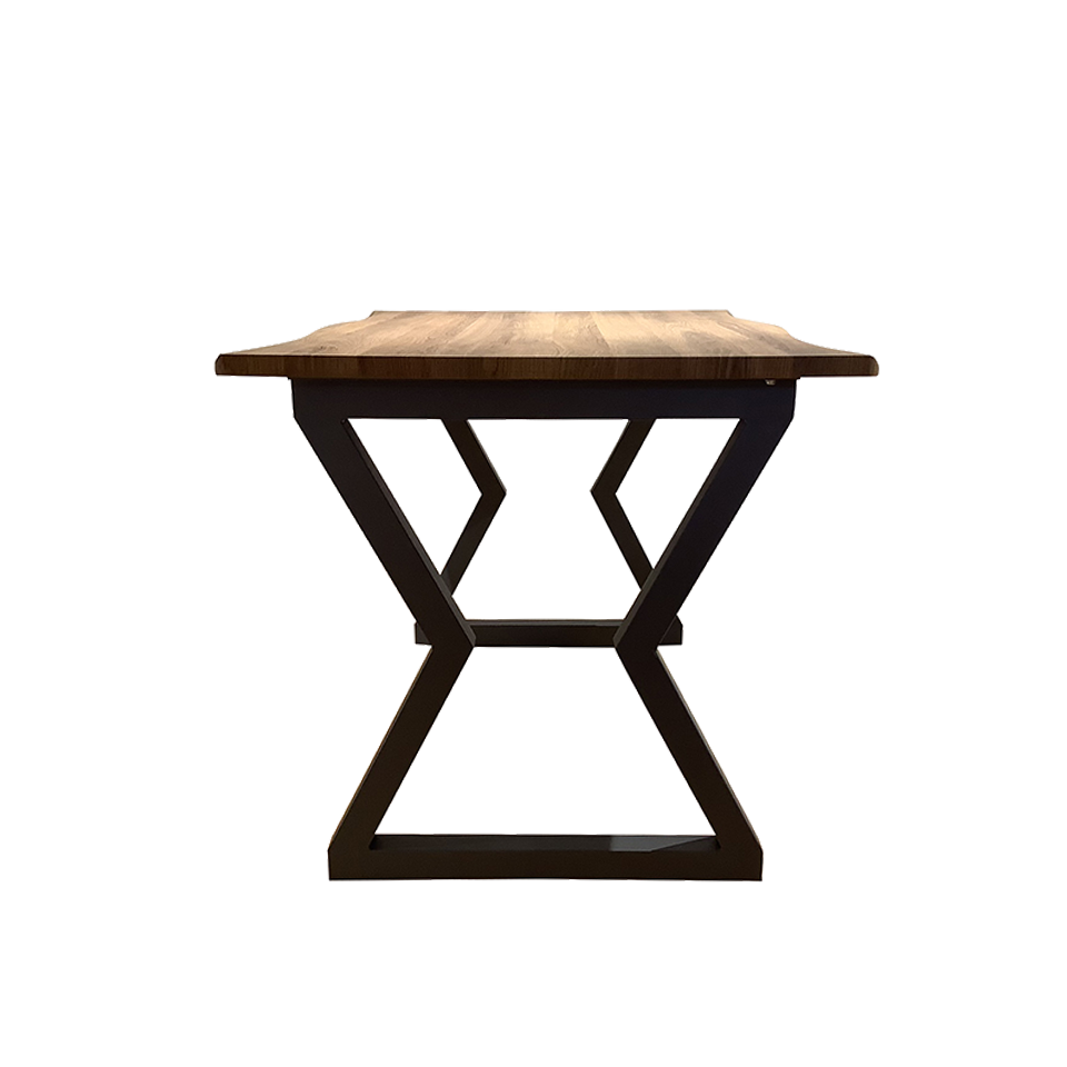 SDT-8885ダイニング【送料無料】（120天板）ナチュラル×（脚）グレー