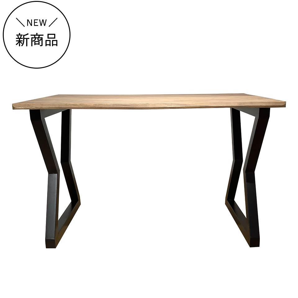 SDT-8885ダイニング【送料無料】（120天板）ナチュラル×（脚）ブラック