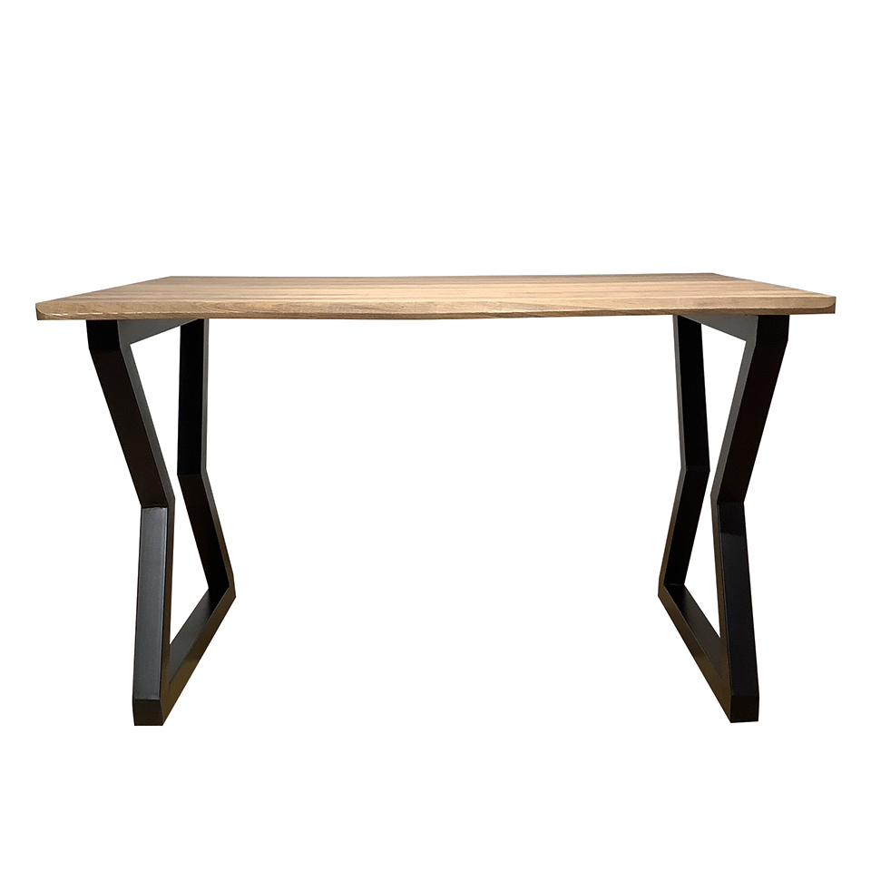 SDT-8885ダイニング【送料無料】（120天板）ナチュラル×（脚）ブラック