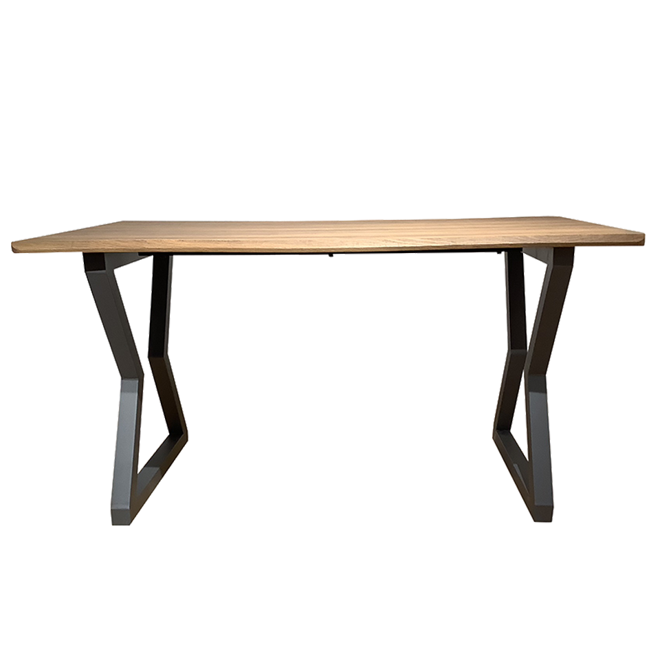 SDT-8885ダイニング【送料無料】（140天板）ナチュラル×（脚）グレー