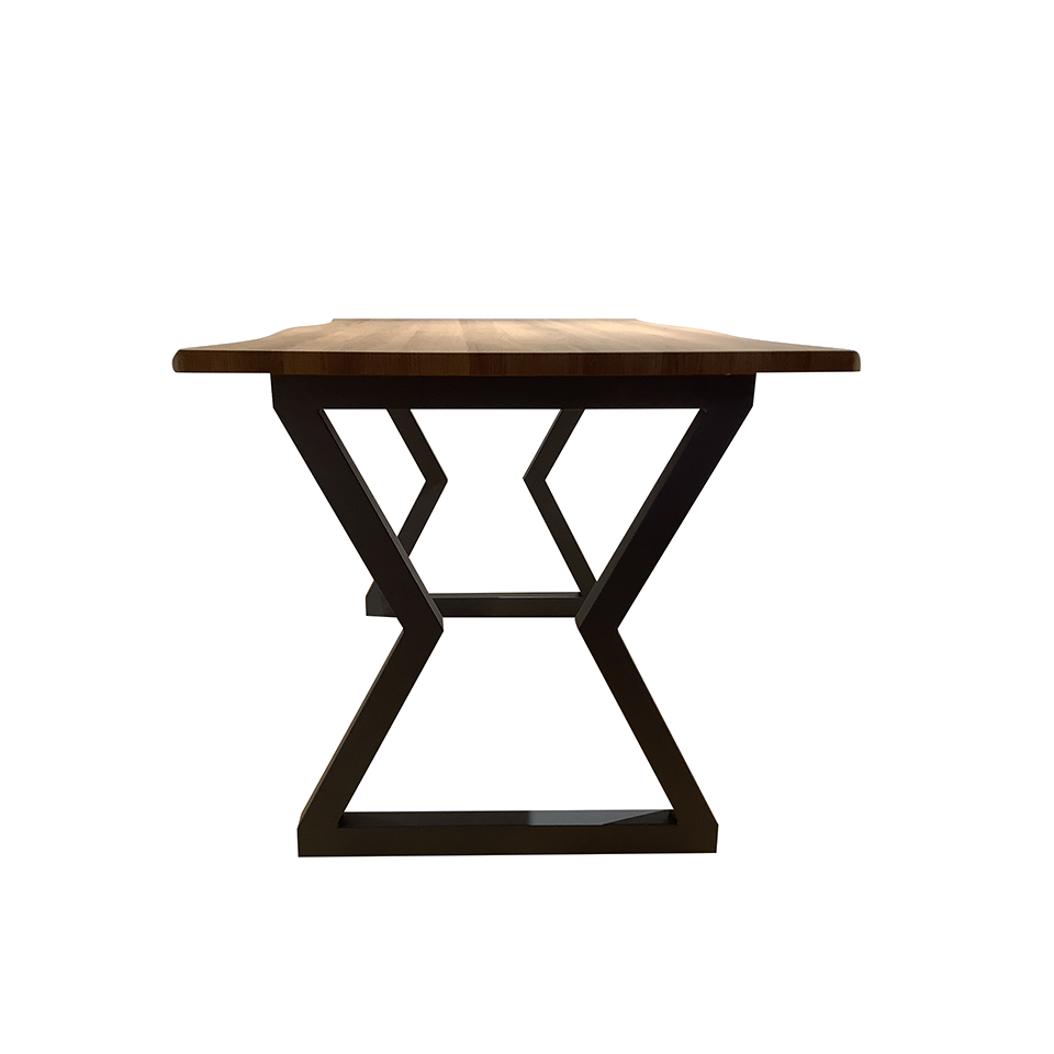 SDT-8885ダイニング【送料無料】（140天板）ナチュラル×（脚）グレー