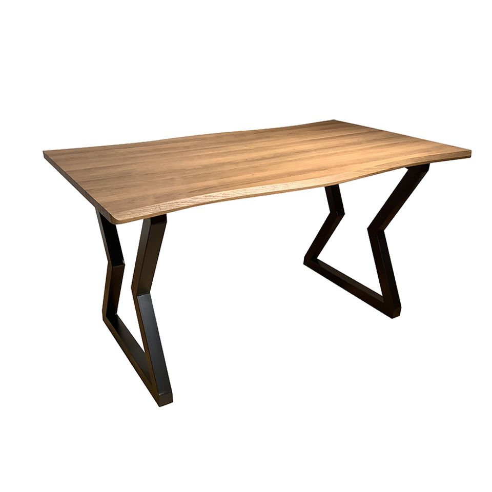 SDT-8885ダイニング【送料無料】（140天板）ナチュラル×（脚）ブラック