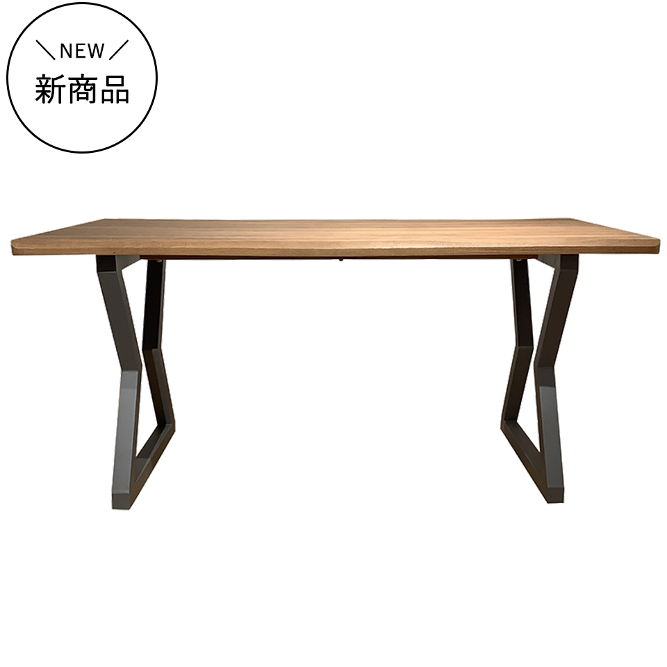 SDT-8885ダイニング【送料無料】（160天板）ナチュラル×（脚）グレー