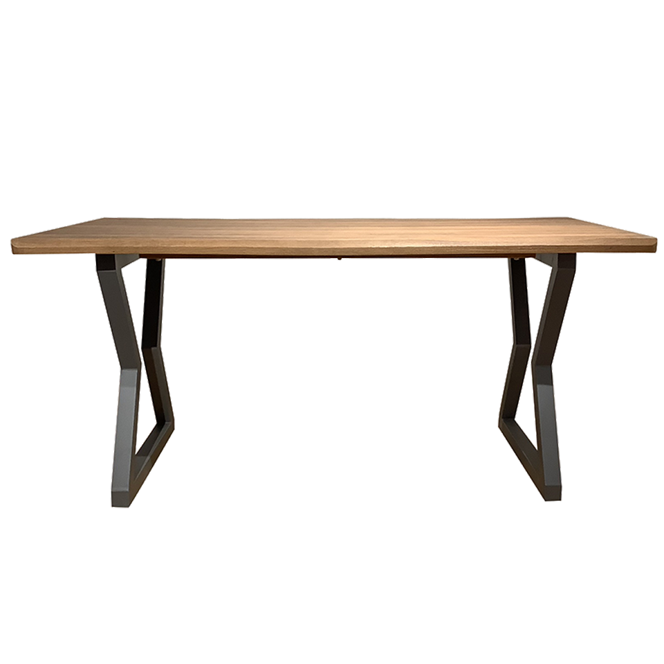 SDT-8885ダイニング【送料無料】（160天板）ナチュラル×（脚）グレー