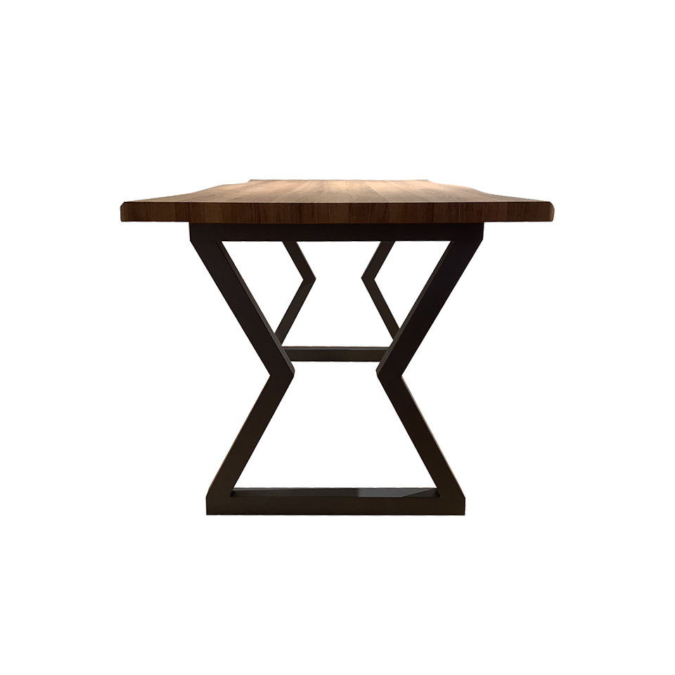 SDT-8885ダイニング【送料無料】（160天板）ナチュラル×（脚）グレー