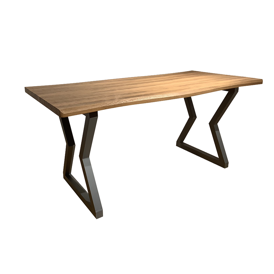 SDT-8885ダイニング【送料無料】（160天板）ナチュラル×（脚）グレー