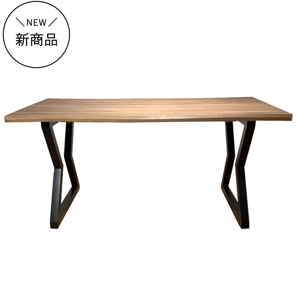 SDT-8885ダイニング【送料無料】（160天板）ナチュラル×（脚）ブラック