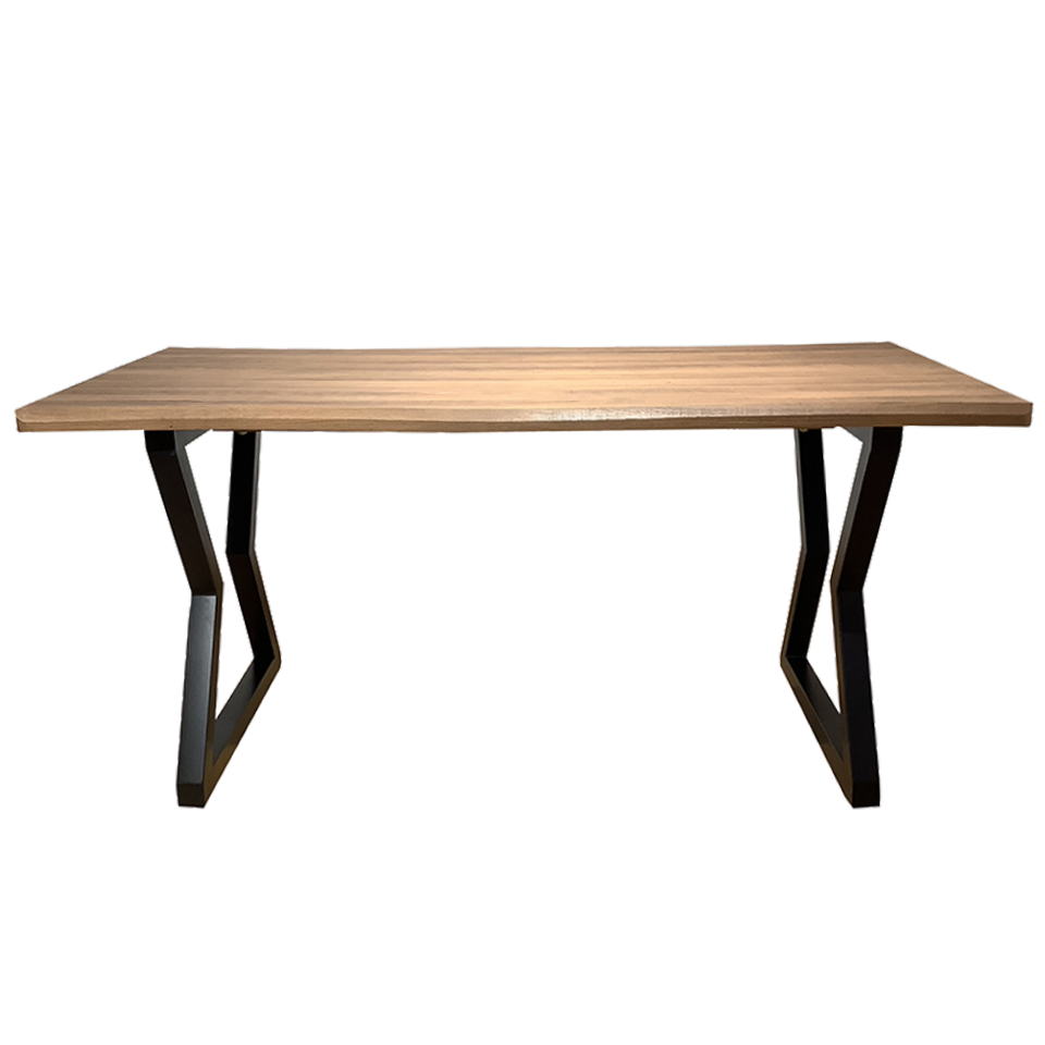 SDT-8885ダイニング【送料無料】（160天板）ナチュラル×（脚）ブラック