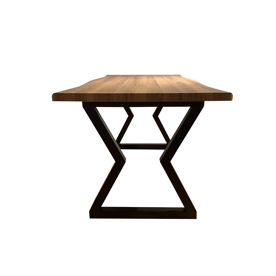 SDT-8885ダイニング【送料無料】（160天板）ナチュラル×（脚）ブラック