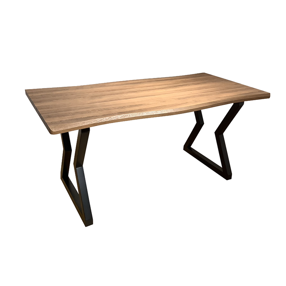 SDT-8885ダイニング【送料無料】（160天板）ナチュラル×（脚）ブラック