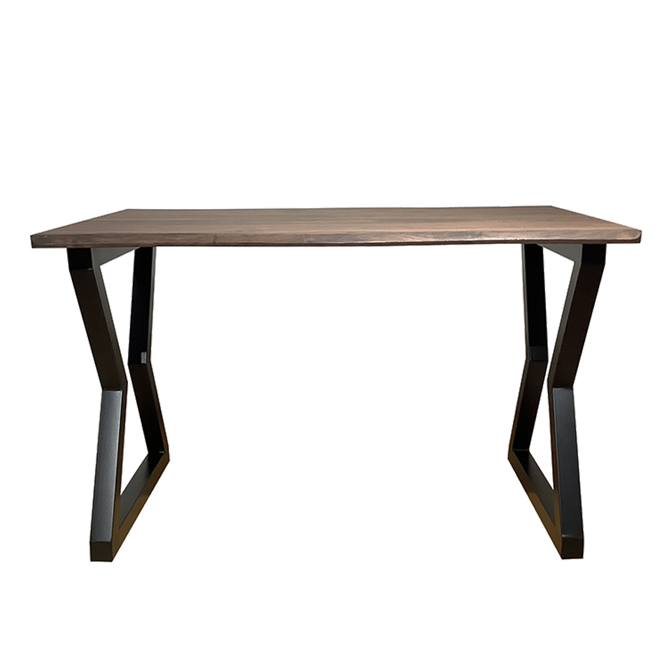 SDT-8885ダイニング【送料無料】（120天板）ウォールナット×（脚）グレー