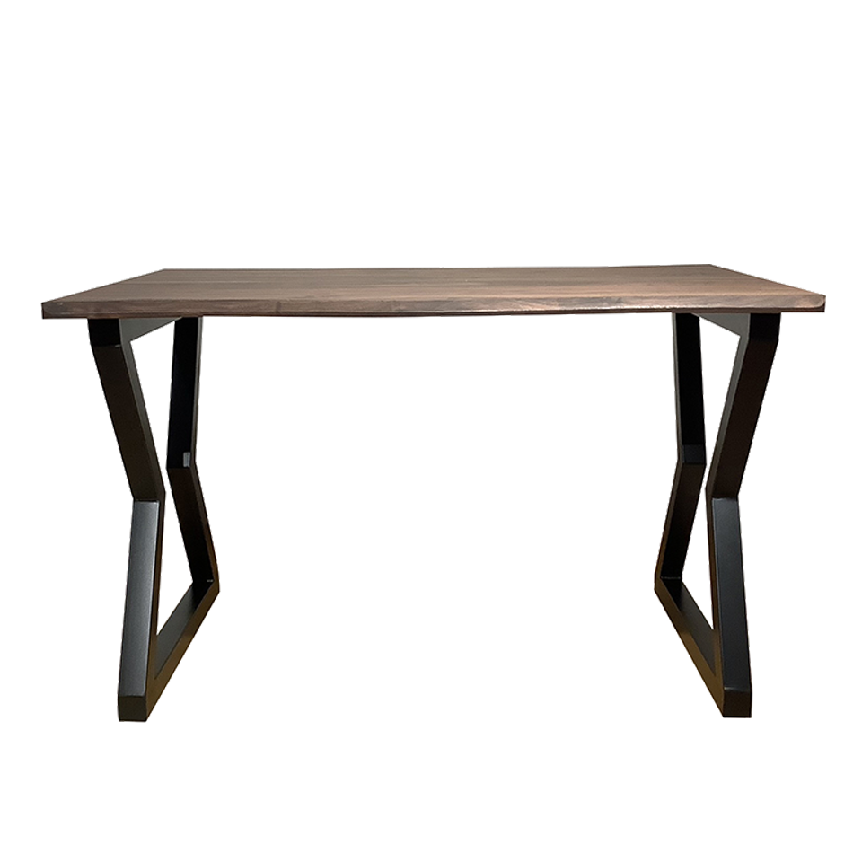 SDT-8885ダイニング【送料無料】（120天板）ウォールナット×（脚）ブラック