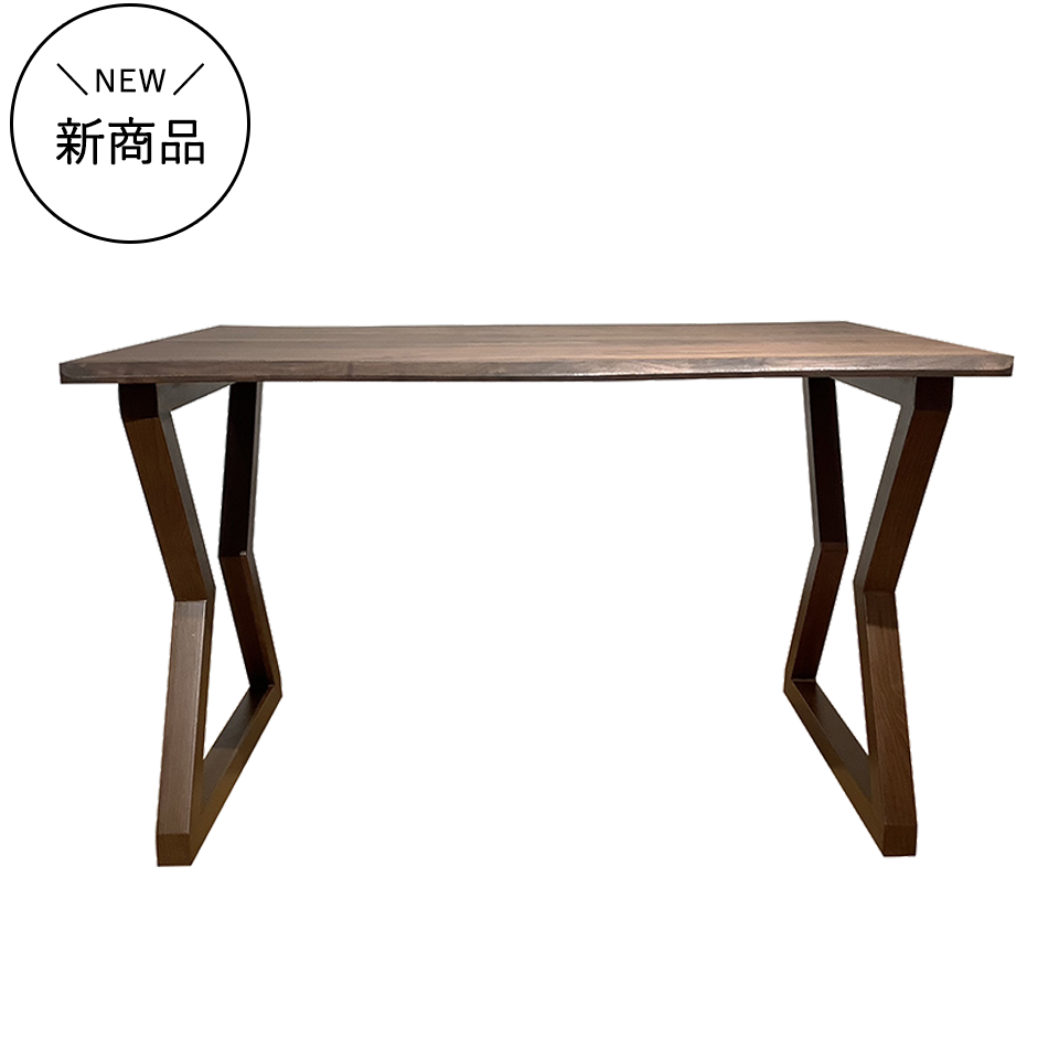 SDT-8885ダイニング【送料無料】（120天板）ウォールナット×（脚）ウォールナット