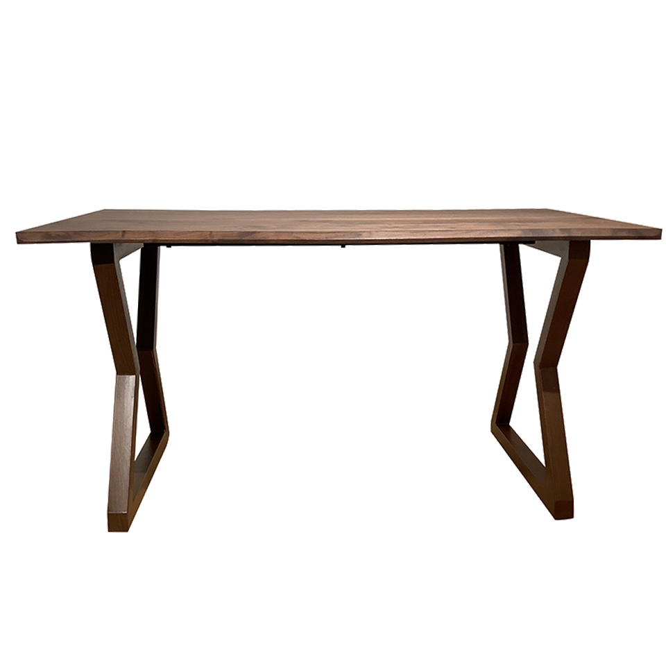 SDT-8885ダイニング【送料無料】（140天板）ウォールナット×（脚）ウォールナット