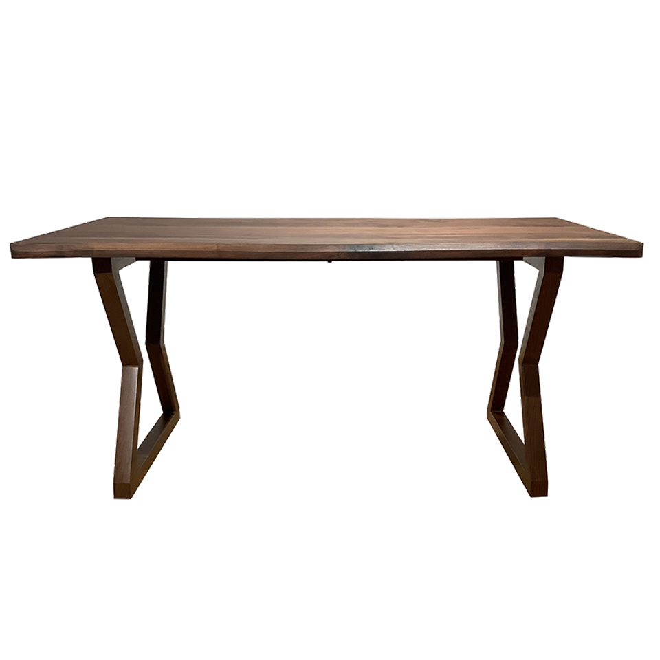 SDT-8885ダイニング【送料無料】（160天板）ウォールナット×（脚）ウォールナット