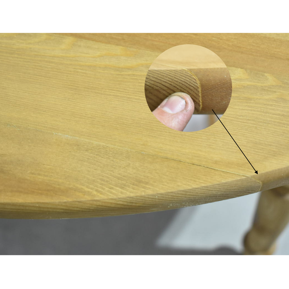 【アウトレット】パインテーブルTE39A　【送料無料】