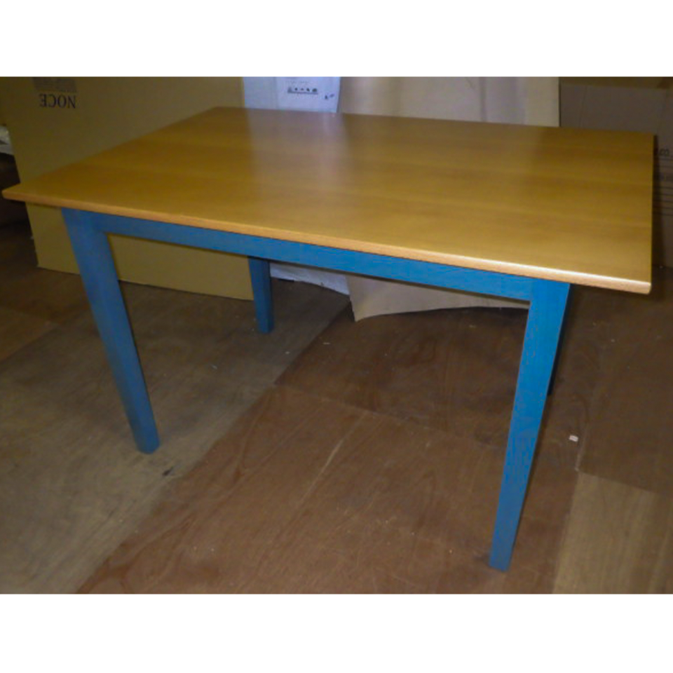 【アウトレット】チェルノレクタングラーテーブル【送料無料】ブルー