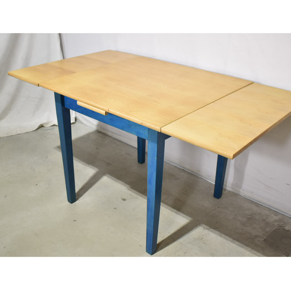 【アウトレット】チェルノエクステンションテーブル【送料無料】ブルー