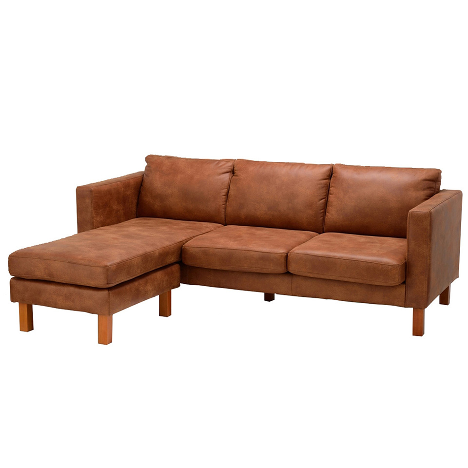 ソファNEW ANGLE【送料・開梱設置無料】ライトブラウン