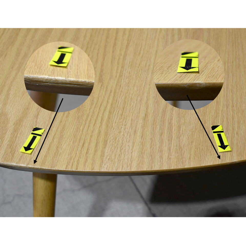 【アウトレット】ダイニングテーブルBF2458【送料無料】オーク