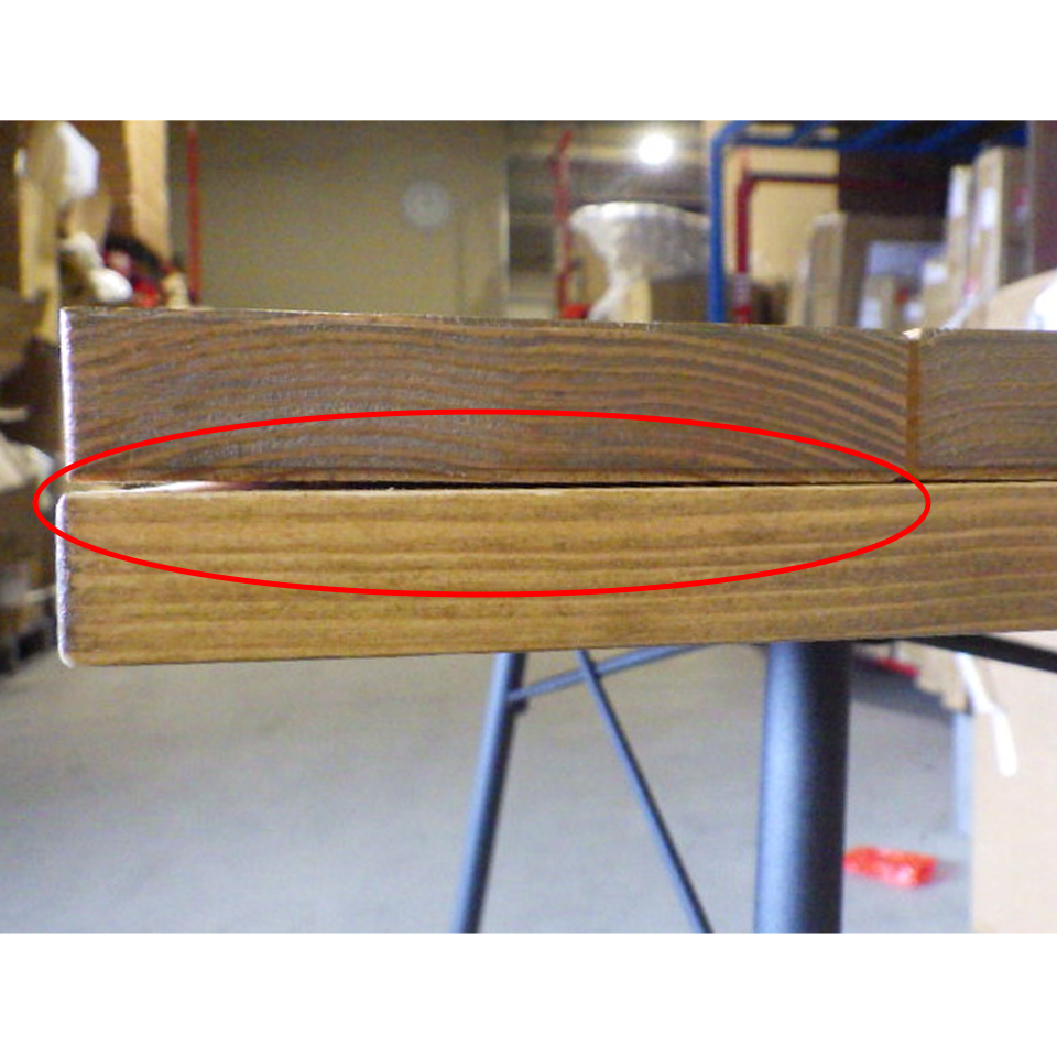 【アウトレット】ダイニングテーブルBF8168【送料無料】ナチュラル／ブラック