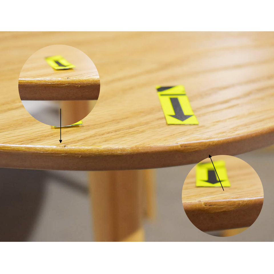 【アウトレット】ダイニングテーブルBF2458【送料無料】オーク