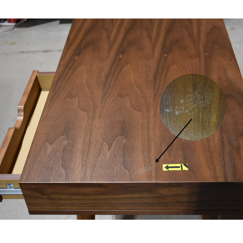 【アウトレット】デスクBF6168【送料無料】ウォールナット