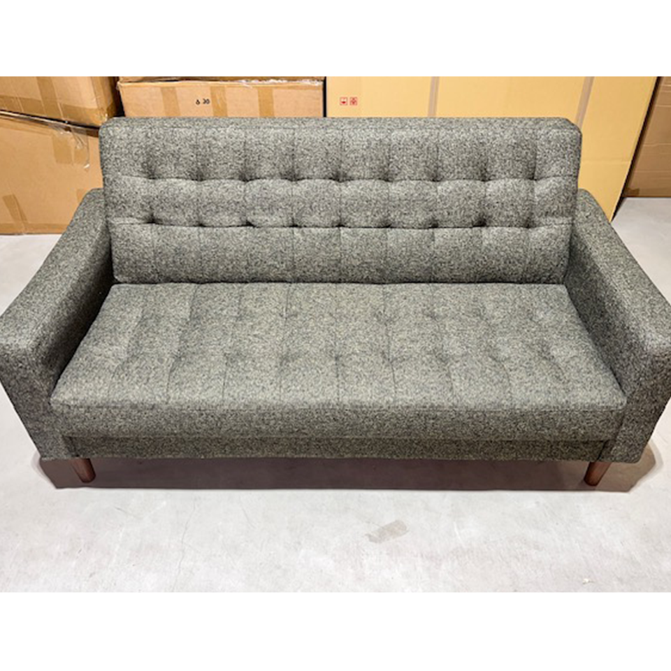 【アウトレット】ソファHY0251 3人掛け【送料・開梱設置無料】グレー/グリーン