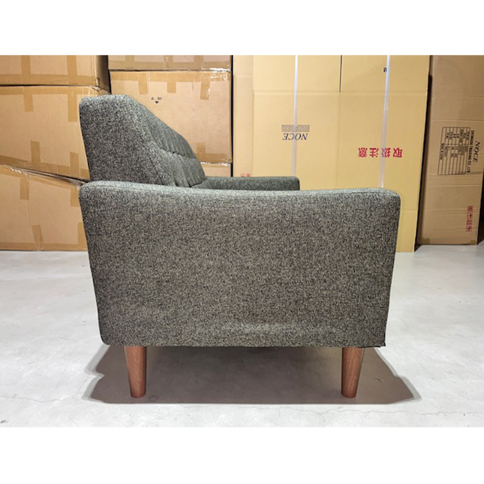 【アウトレット】ソファHY0251 3人掛け【送料・開梱設置無料】グレー/グリーン