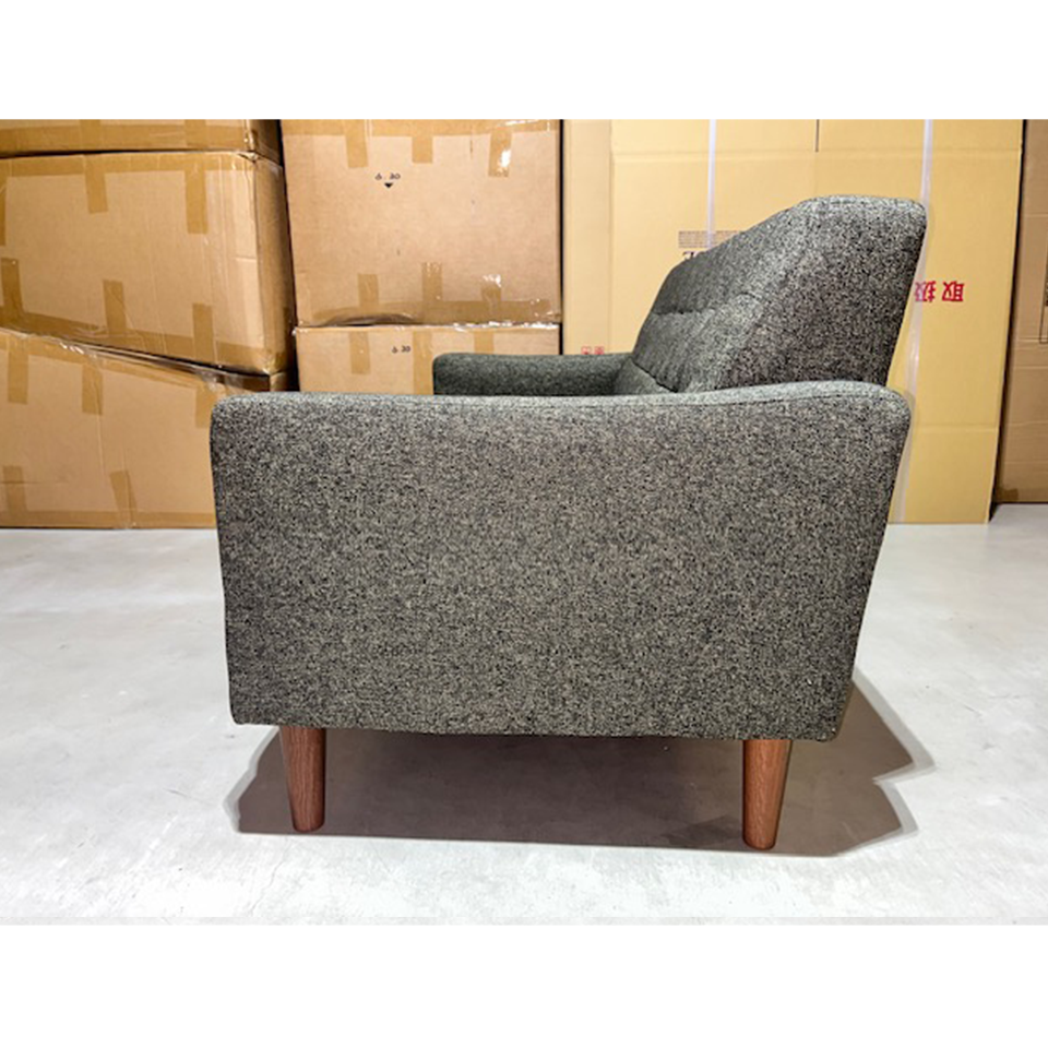 【アウトレット】ソファHY0251 3人掛け【送料・開梱設置無料】グレー/グリーン