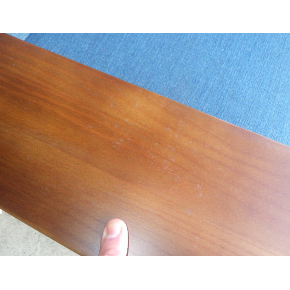 【アウトレット】ソファNC779 3人掛け【送料・開梱設置無料】ブルー/ウォールナット