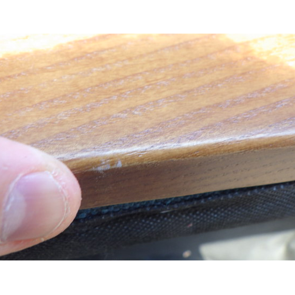 【アウトレット】ソファNC779 3人掛け【送料・開梱設置無料】ブルー/ウォールナット