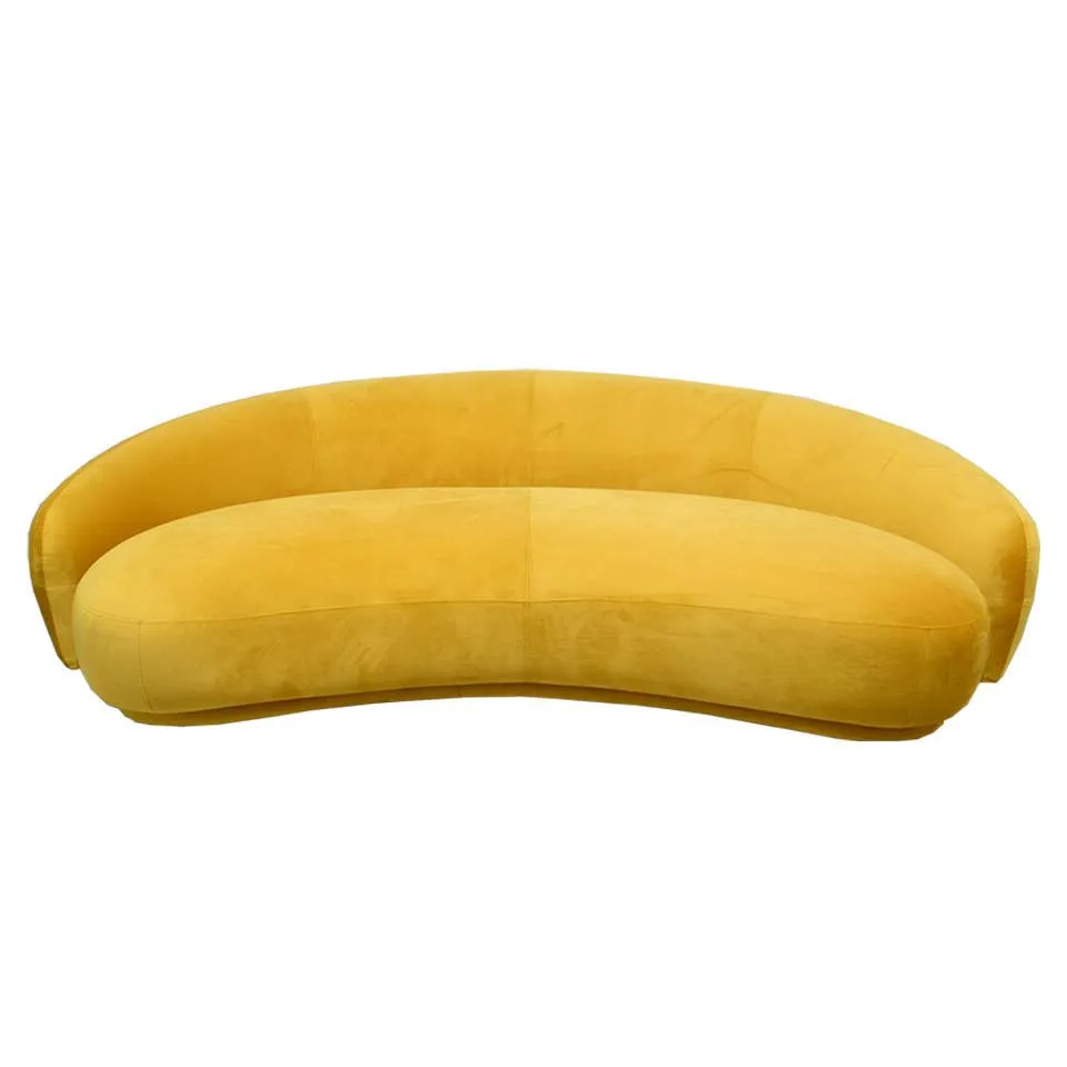 【アウトレット】ソファBEANS 3人掛け【送料・開梱設置無料】イエロー