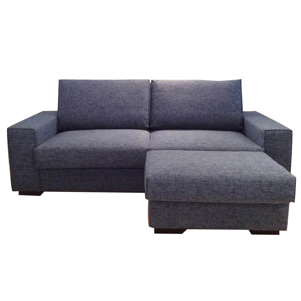 ソファTD9811A 3人掛けセット（オットマン付き）【送料・開梱設置無料】ブルー