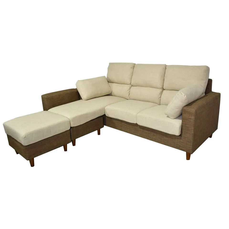 ソファHY17451B2 【送料・開梱設置無料】ライトブラウン