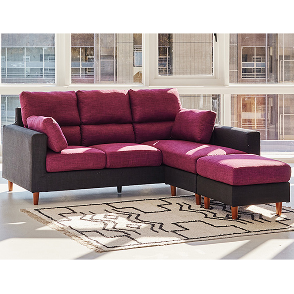 ソファHY17451B2 【送料・開梱設置無料】ブラック