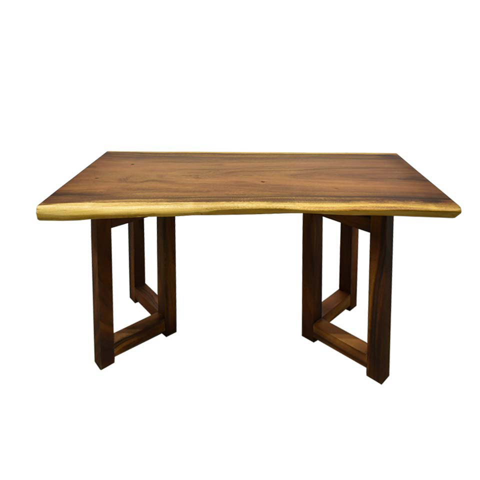 一枚板ダイニングテーブルS12【送料・開梱設置無料】幅140cm（Ⅴ字脚タイプ）