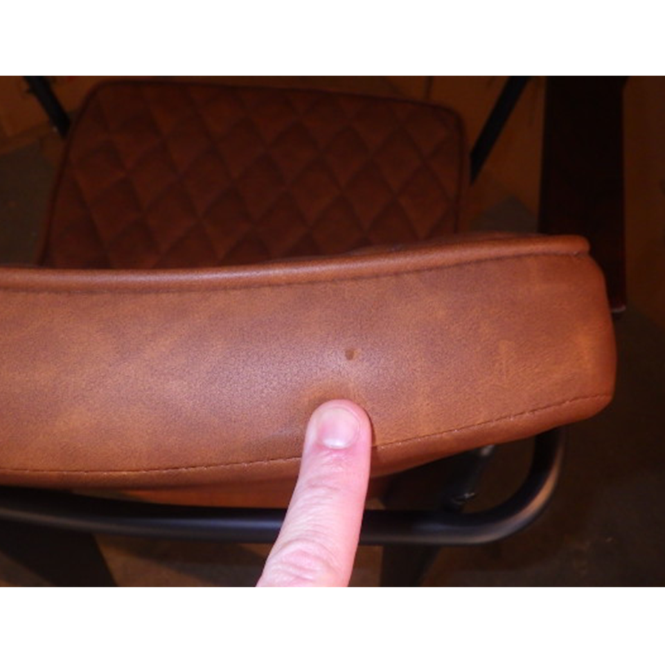 【アウトレット】チェア527F【送料無料】ブラウン