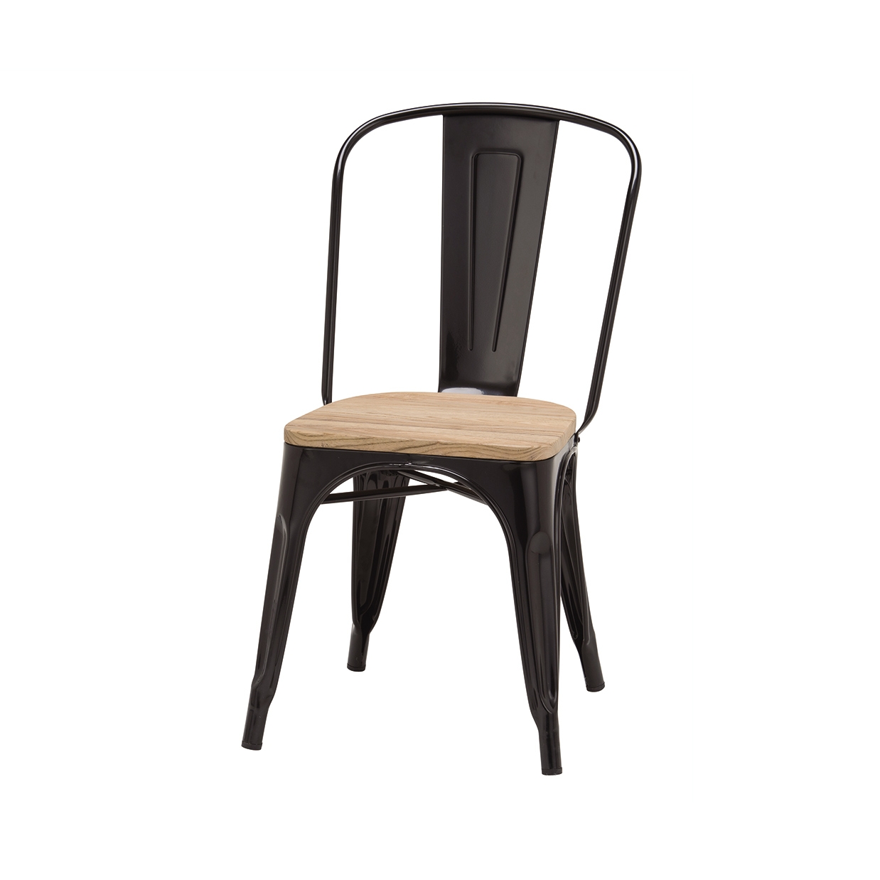 【アウトレット】T3534M1チェアブラック/ナチュラル