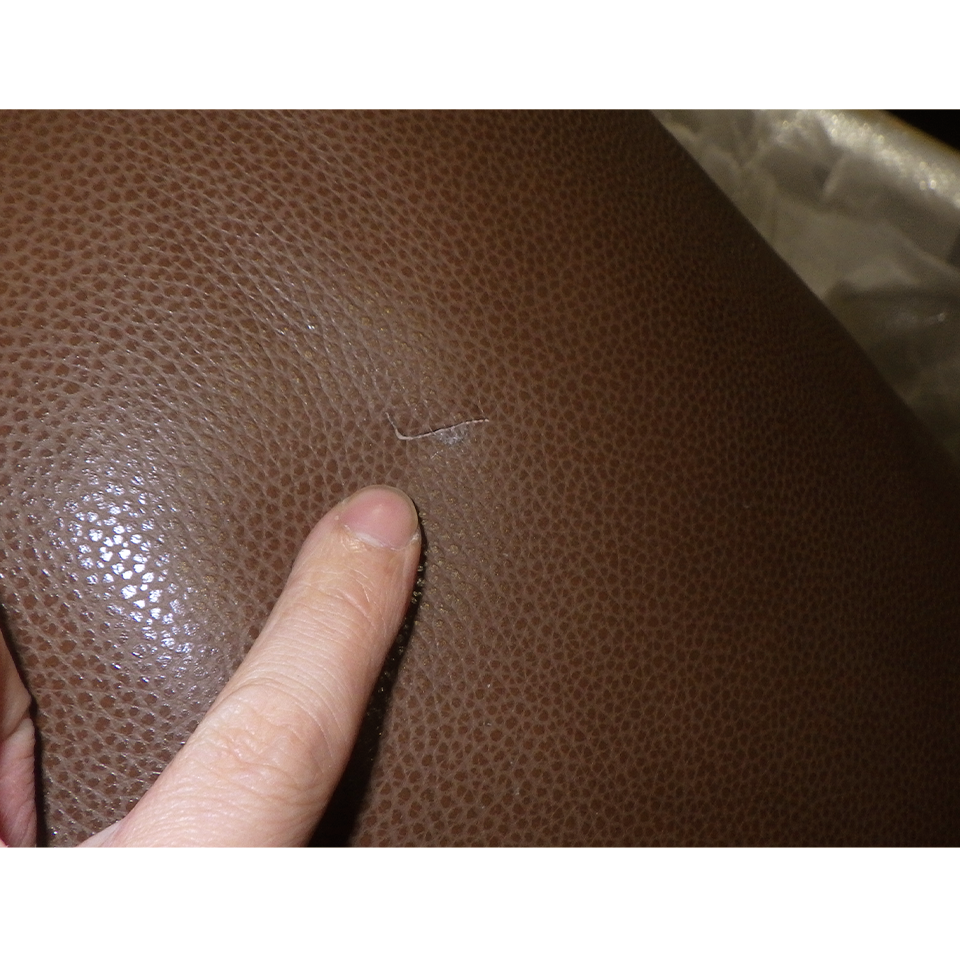 【アウトレット】ソファZM750【本革】3人掛け【送料・開梱設置無料】ブラウン