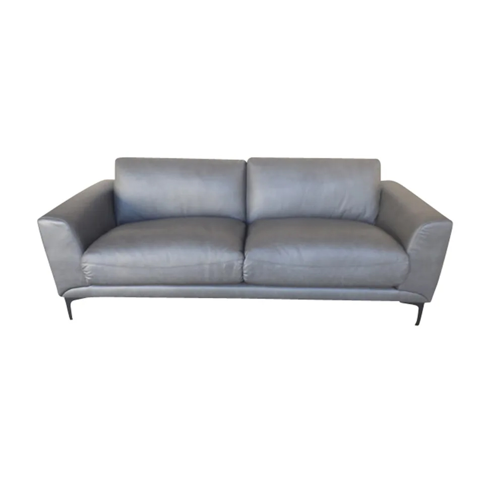 ソファ【本革】S8060【送料・開梱設置無料】ダークグレー