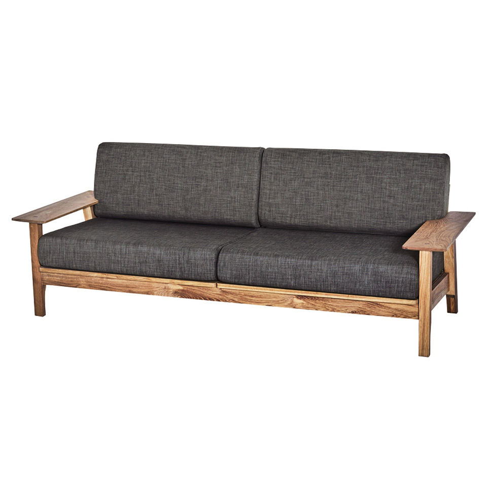 ソファ1610 3人掛け【送料・開梱設置無料】グレー