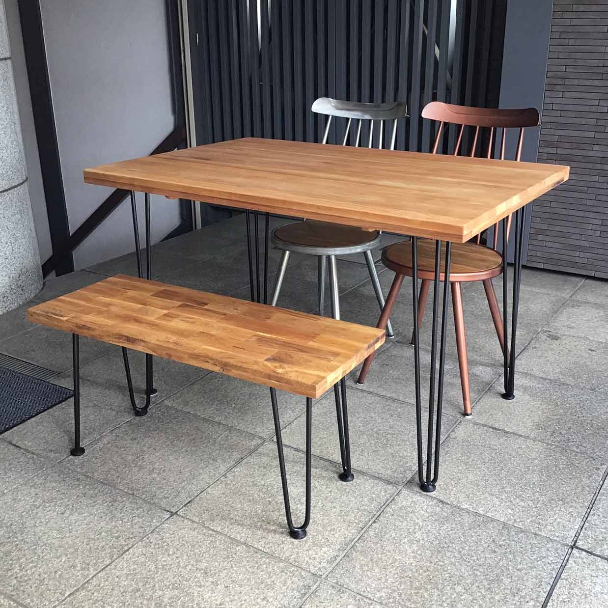 ダイニングテーブルMTZ1280【送料無料】オーク（天然木無垢）