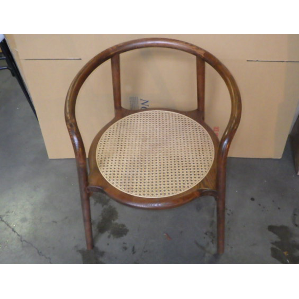 【アウトレット】アームチェアXFT005【送料無料】ウォールナット